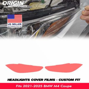 2021-2025 BMW M4 Coupe Precut Headlight PPF Clear Paint Protection Film Kit 2021-2025 BMW M4 Coupe Precut Headlight PPF Clear Paint Protection Film Kit