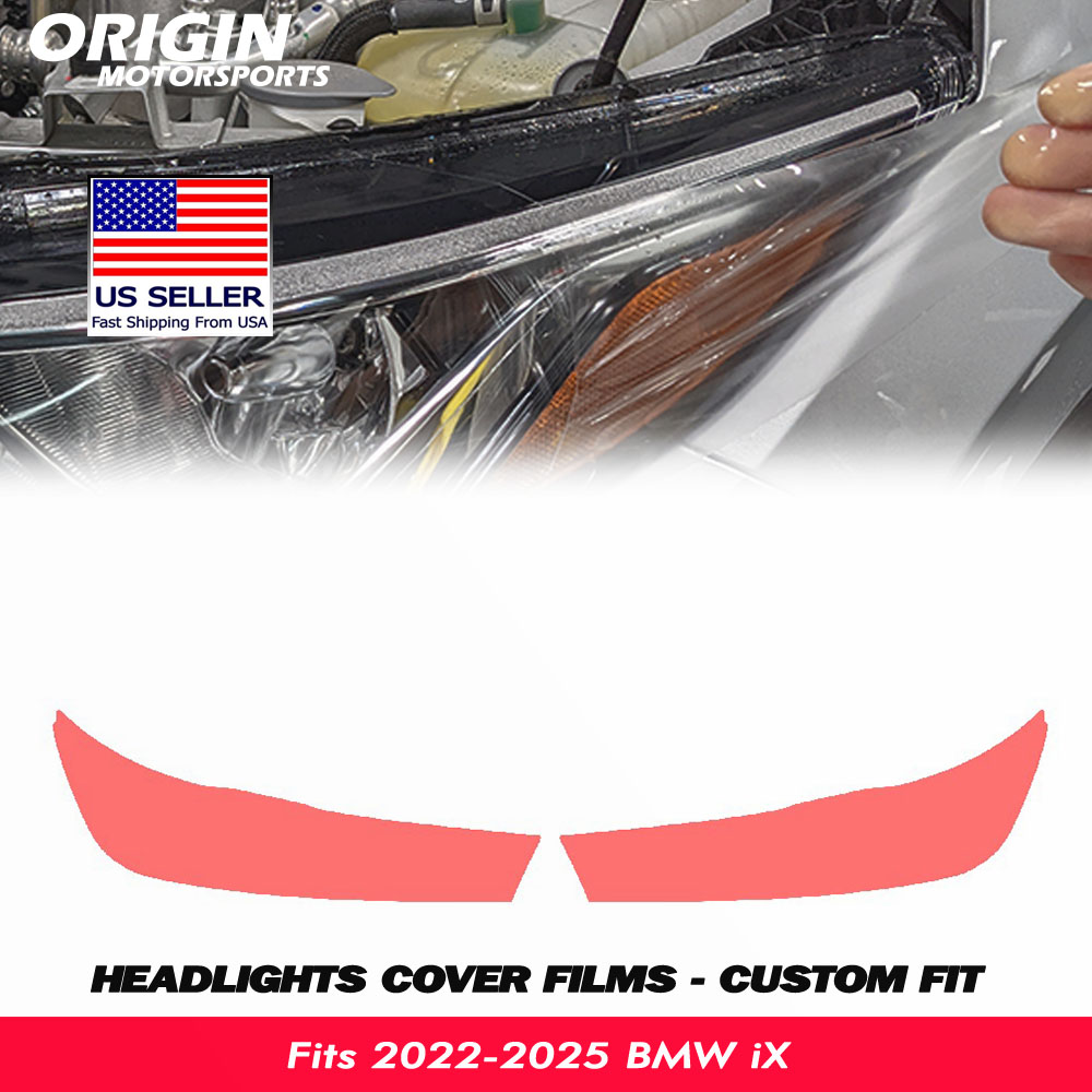 2022-2025 BMW iX Precut Headlight PPF Clear Paint Protection Film Kit