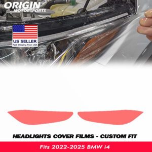 2022-2025 BMW i4 Precut Headlight PPF Clear Paint Protection Film Kit 2022-2025 BMW i4 Precut Headlight PPF Clear Paint Protection Film Kit