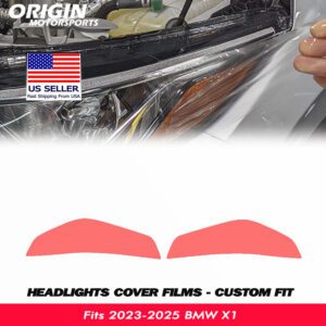2023-2025 BMW X1 Precut Headlight PPF Clear Paint Protection Film Kit