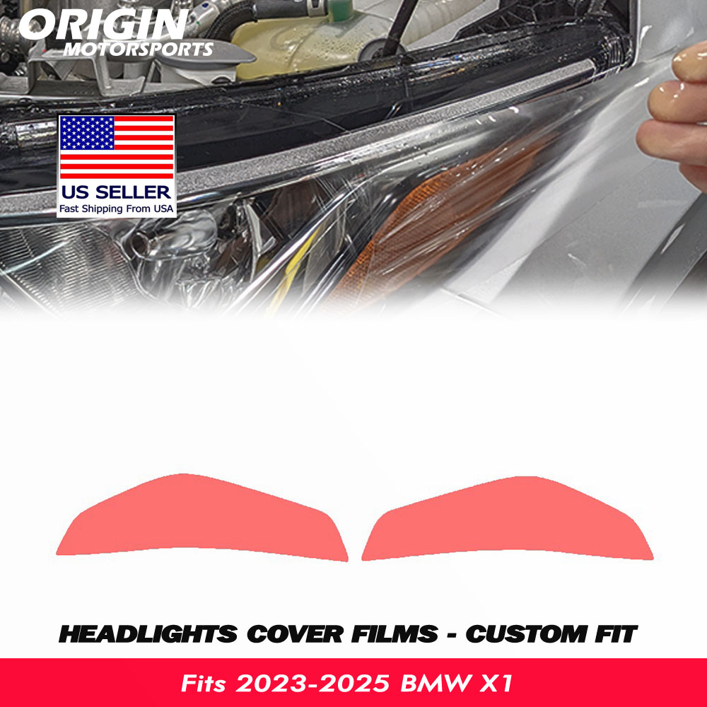 2023-2025 BMW X1 Precut Headlight PPF Clear Paint Protection Film Kit 2023-2025 BMW X1 Precut Headlight PPF Clear Paint Protection Film Kit