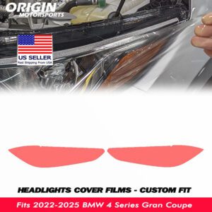 2022-2025 BMW 4 Series Gran Coupe Precut Headlight PPF Clear Paint Protection Film Kit 2022-2025 BMW 4 Series Gran Coupe Precut Headlight PPF Clear Paint Protection Film Kit