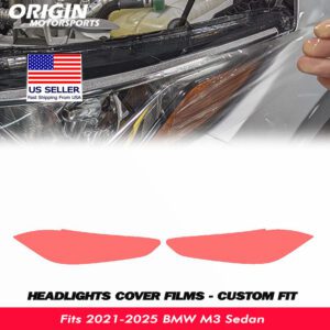 2021-2025 BMW M3 Sedan Precut Headlight PPF Clear Paint Protection Film Kit 2021-2025 BMW M3 Sedan Precut Headlight PPF Clear Paint Protection Film Kit