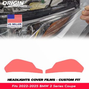 2022-2025 BMW 2 Series Coupe Precut Headlight PPF Clear Paint Protection Film Kit 2022-2025 BMW 2 Series Coupe Precut Headlight PPF Clear Paint Protection Film Kit