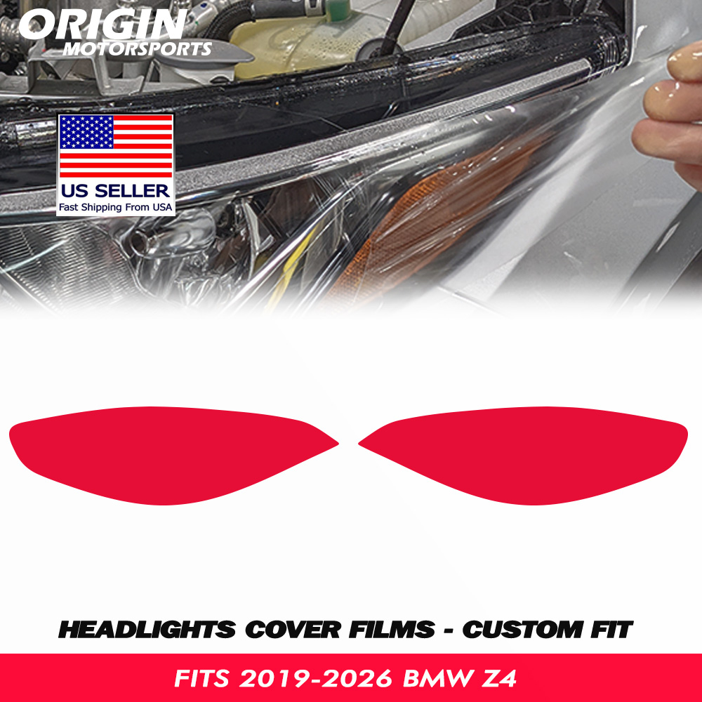 2025-2026 BMW Z4 M40/SDrives E30I Precut Headlight PPF Clear Paint Protection Film Kit 2025-2026 BMW Z4 M40/SDrives E30I Precut Headlight PPF Clear Paint Protection Film Kit