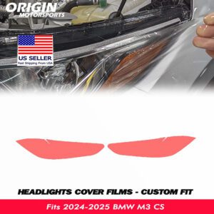 2024-2025 BMW M3 CS Precut Headlight PPF Clear Paint Protection Film Kit 2024-2025 BMW M3 CS Precut Headlight PPF Clear Paint Protection Film Kit