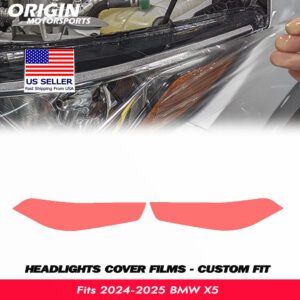 2024-2025 BMW X5 Precut Headlight PPF Clear Paint Protection Film Kit 2024-2025 BMW X5 Precut Headlight PPF Clear Paint Protection Film Kit