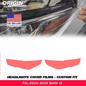 2024-2025 BMW i5 Precut Headlight PPF Clear Paint Protection Film Kit 2024-2025 BMW i5 Precut Headlight PPF Clear Paint Protection Film Kit