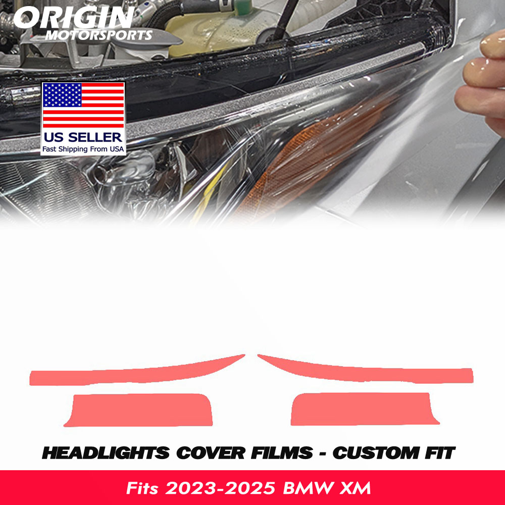 2023-2025 BMW XM Precut Headlight PPF Clear Paint Protection Film Kit