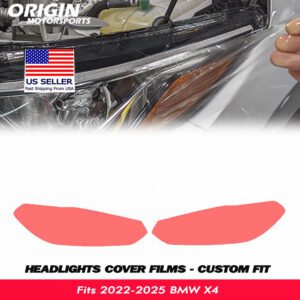 2022-2025 BMW X4 Precut Headlight PPF Clear Paint Protection Film Kit 2022-2025 BMW X4 Precut Headlight PPF Clear Paint Protection Film Kit