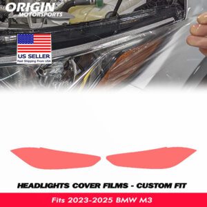 2023-2025 BMW M3 Precut Headlight PPF Clear Paint Protection Film Kit