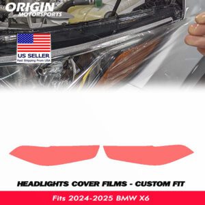 2024-2025 BMW X6 Precut Headlight PPF Clear Paint Protection Film Kit 2024-2025 BMW X6 Precut Headlight PPF Clear Paint Protection Film Kit