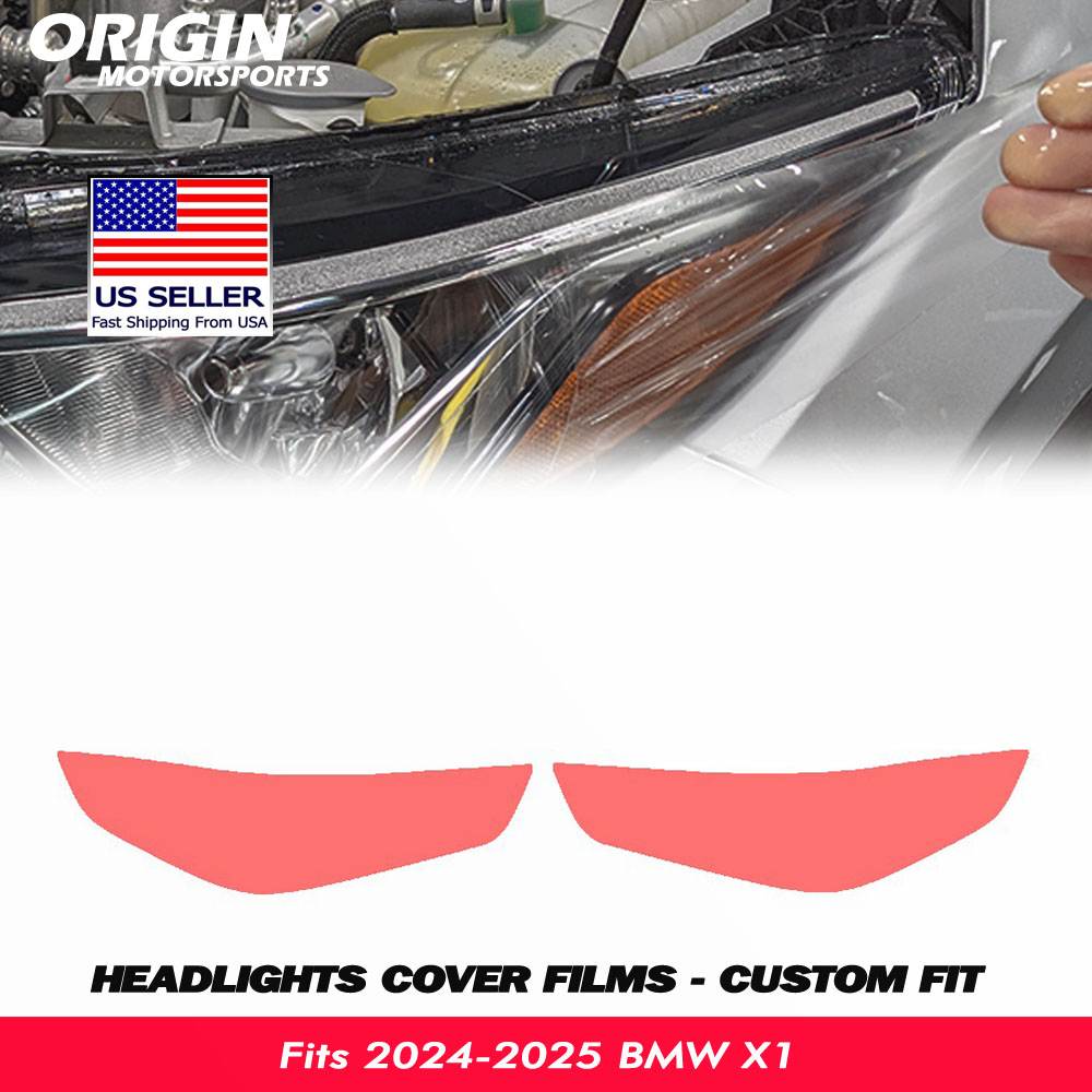 2024-2025 BMW X1 Precut Headlight PPF Clear Paint Protection Film Kit 2024-2025 BMW X1 Precut Headlight PPF Clear Paint Protection Film Kit