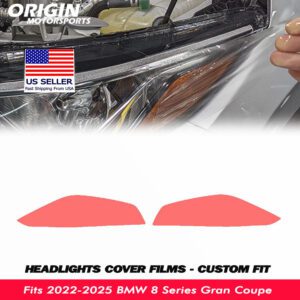 2022-2025 BMW 8 Series Gran Coupe Precut Headlight PPF Clear Paint Protection Film Kit 2022-2025 BMW 8 Series Gran Coupe Precut Headlight PPF Clear Paint Protection Film Kit