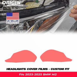 2023-2025 BMW M2 Precut Headlight PPF Clear Paint Protection Film Kit