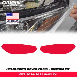 2024-2025 BMW X4 Precut Headlight PPF Clear Paint Protection Film Kit 2024-2025 BMW X4 Precut Headlight PPF Clear Paint Protection Film Kit