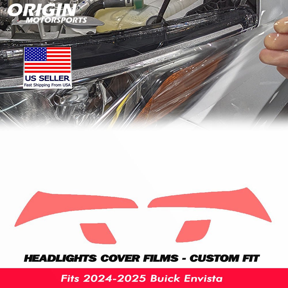 2024-2025 Buick Envista Precut Headlight PPF Clear Paint Protection Film Kit 2024-2025 Buick Envista Precut Headlight PPF Clear Paint Protection Film Kit