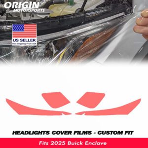 2025-2026 Buick Enclave Precut Headlight PPF Clear Paint Protection Film Kit 2025-2026 Buick Enclave Precut Headlight PPF Clear Paint Protection Film Kit