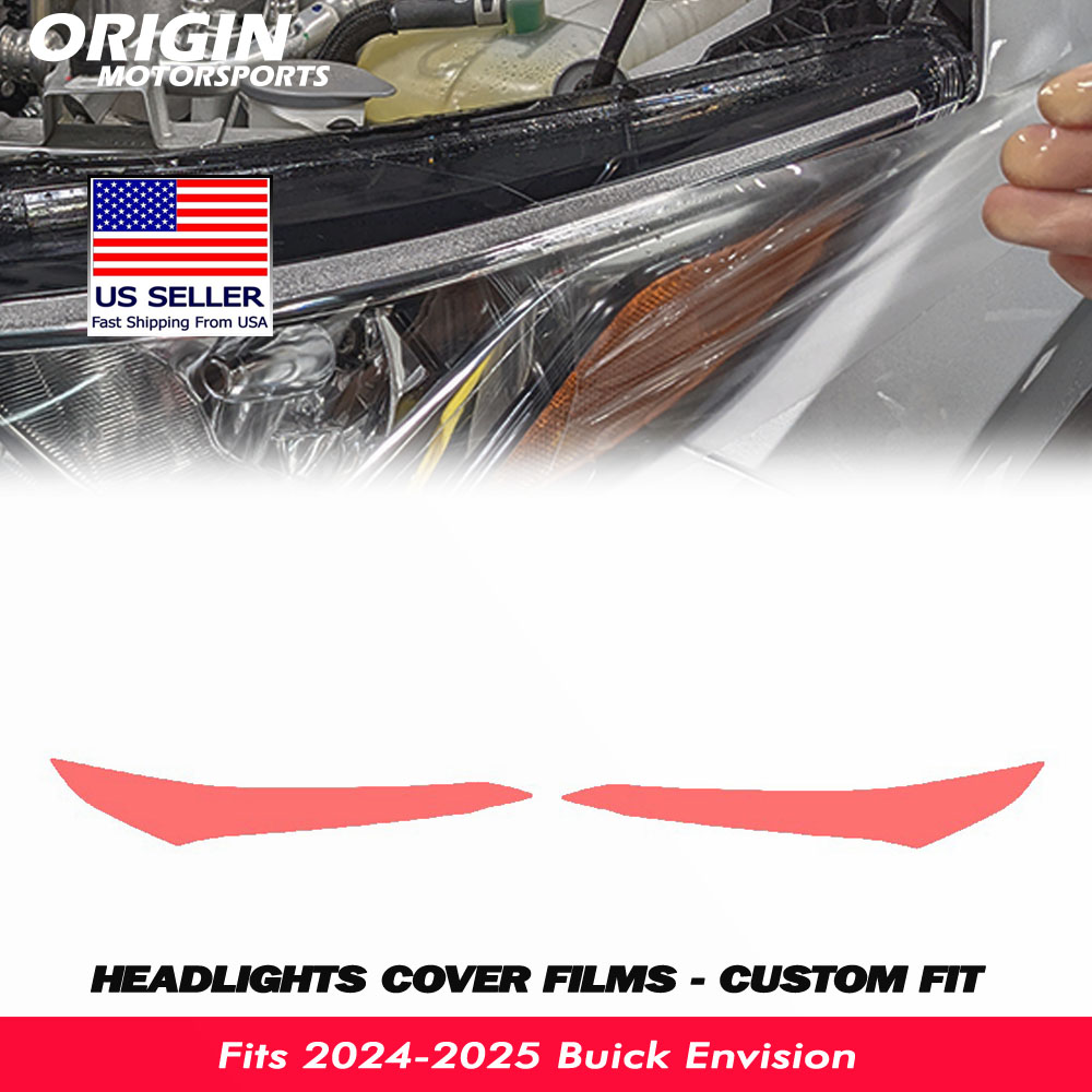2024-2025 Buick Envision Precut Headlight PPF Clear Paint Protection Film Kit 2024-2025 Buick Envision Precut Headlight PPF Clear Paint Protection Film Kit