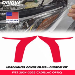 2024-2026 CADILLAC Optiq Precut Headlight PPF Clear Paint Protection Film Kit 2024-2026 CADILLAC Optiq Precut Headlight PPF Clear Paint Protection Film Kit