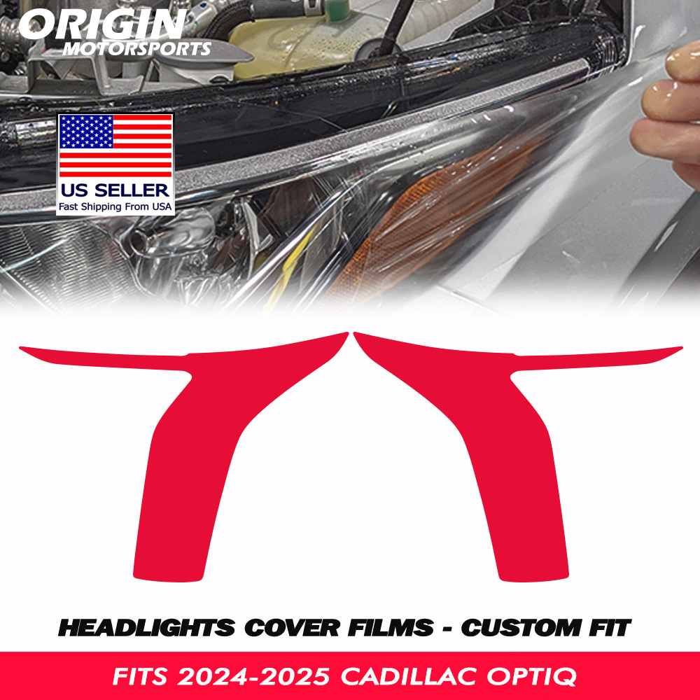 2024-2026 CADILLAC Optiq Precut Headlight PPF Clear Paint Protection Film Kit 2024-2026 CADILLAC Optiq Precut Headlight PPF Clear Paint Protection Film Kit