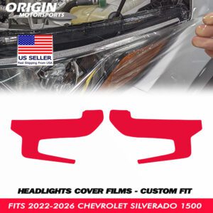 2022-2026 CHEVROLET SILVERADO 1500 Precut Headlight PPF Clear Paint Protection Film Kit 2022-2026 CHEVROLET SILVERADO 1500 Precut Headlight PPF Clear Paint Protection Film Kit