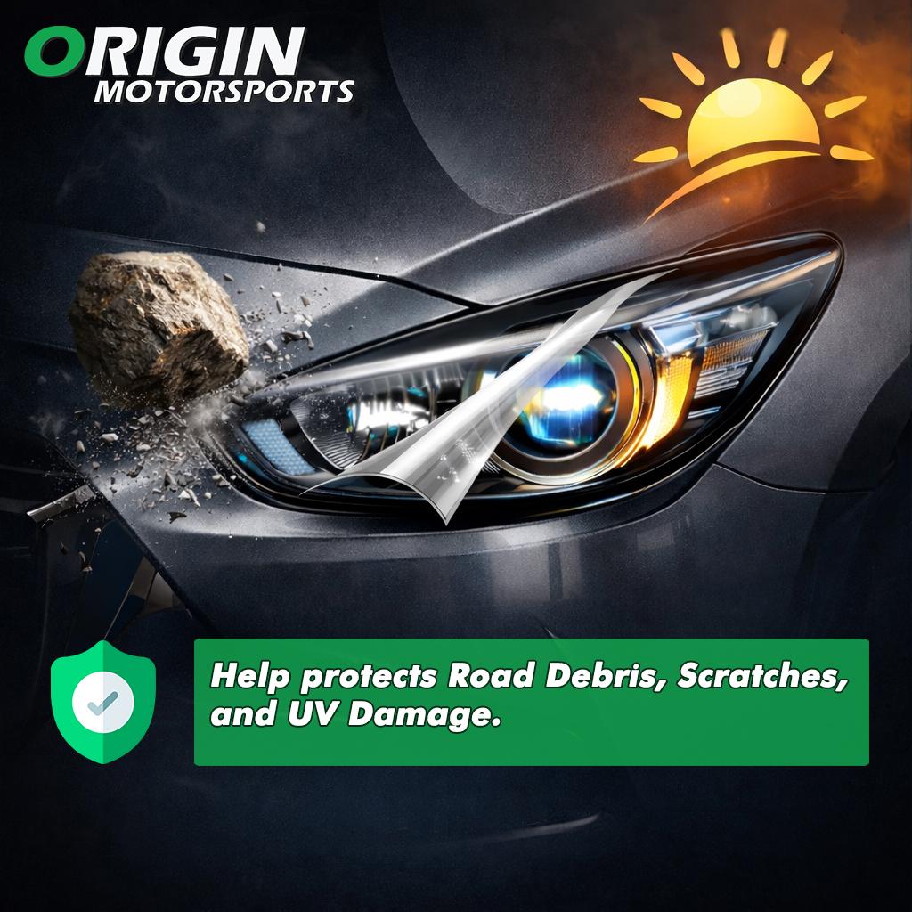 2015-2017 Land Rover DISCOVERY Precut Headlight PPF Clear Paint Protection Film Kit - Image 3